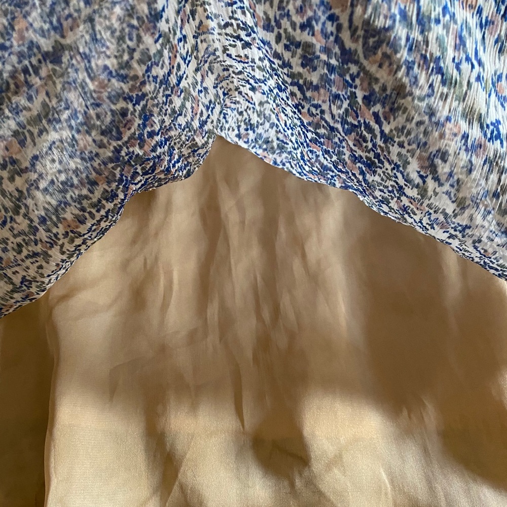 For Love and Lemons Kiss Me dress in a floral blue - Picture 7 of 14